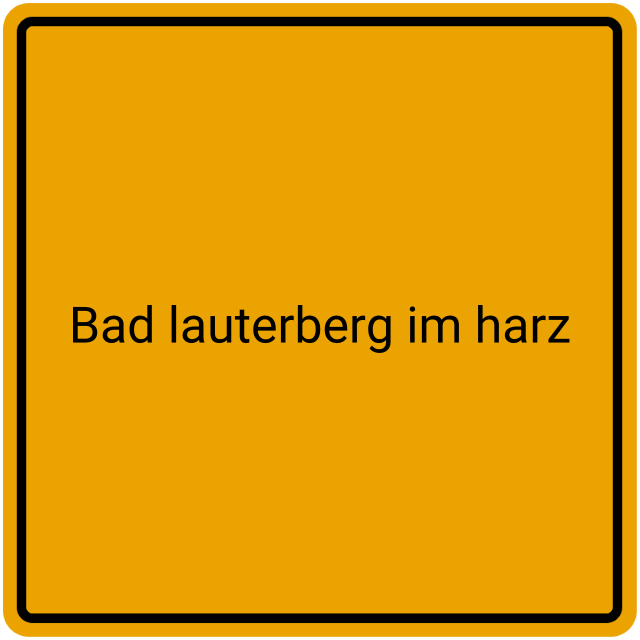 Meldebestätigung Bad Lauterberg im Harz